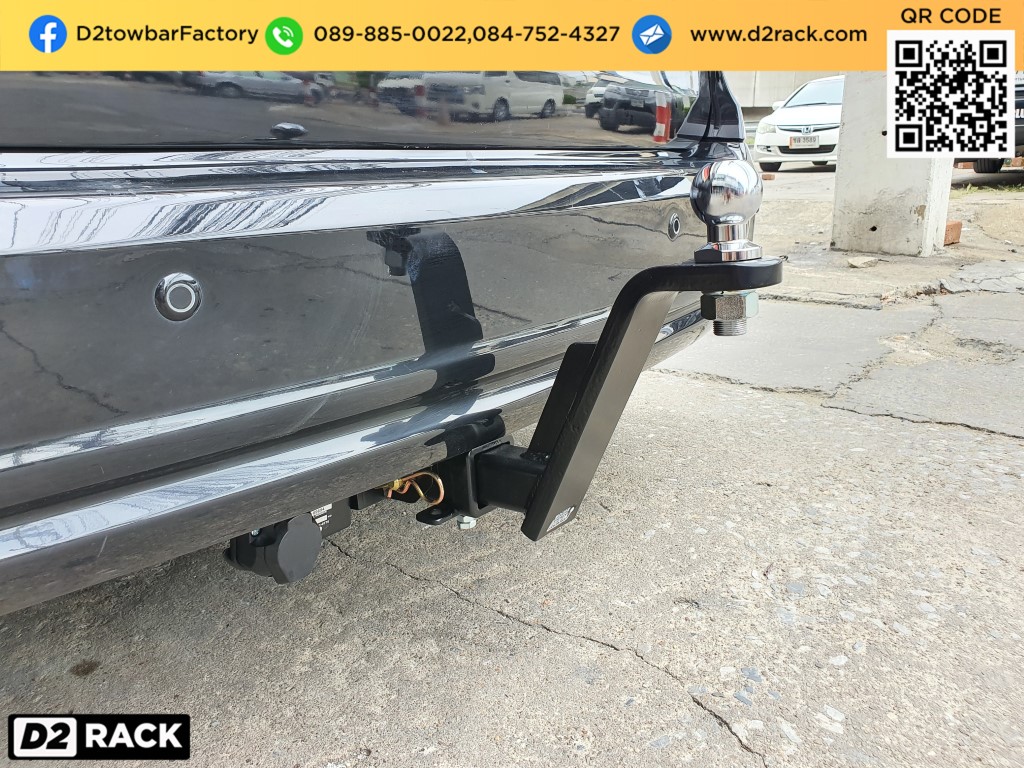 หัวบอลลากรถ Hyundai H1 ขายเทเลอร์ลากจูงมือสอง towbarhitch ฮุนได เอชวัน : งานติดตั้ง D2towbar ชุดลากเรือ h1