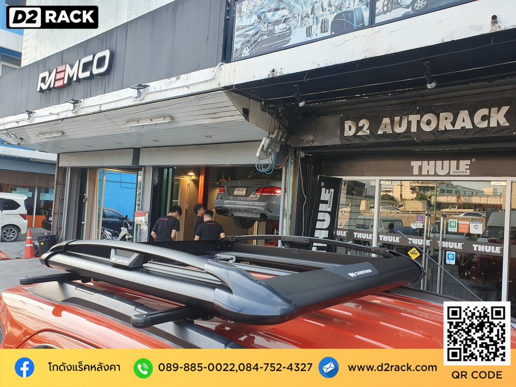 แร็คติดหลังคารถยนต์ Carryboy รุ่น CB550N ฟอร์ด เอคโค่สปอร์ต แร็คติดหลังคารถ Ford Ecosport nameka rack ราคาแร็ค หลังคารถเก๋ง แครี่บอย แร็คหลังคารถกระบะ ร้าน d2autorack