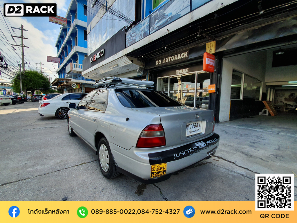 แร็คหลังคา 4x4 Honda City d2 autorack แครี่บอย Carryboy รุ่น CB550N ถาด แร็ค ฮอนด้า ซิตี้ แร็คหลังคาตะแกรง แร็คติดหลังคารถยนต์ d2 autorack แร็คหลังคารถตู้มือสอง