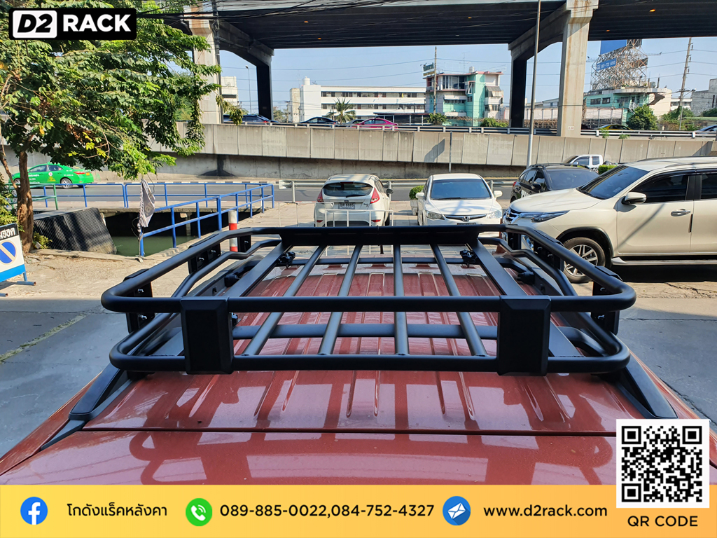 d2 autorack Ford EcoSport แร็คหลังคารถตู้มือสอง วีอาร์เค VRK รุ่น Tray 001 แร็คหลังคา บางนา ฟอร์ด เอคโค่สปอร์ต ถาดแร็คหลังคา ขายึดแร็คหลังคามือสอง แร็คหลังคารถเก๋งมือสอง