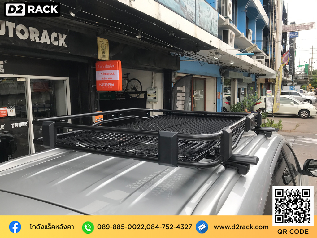 rack หลังคา Mitsubishi Pajero Sport New แร็คหลังคาราคาถูก วีอาร์เค VRK รุ่น Tray 002 ตัวจับแร็คหลังคา มิตซูบิชิ ปาเจโร่ สปอร์ต ร้านติดแร็คหลังคา คานขวางมือสอง d2autorack แร็คติดหลังคารถ