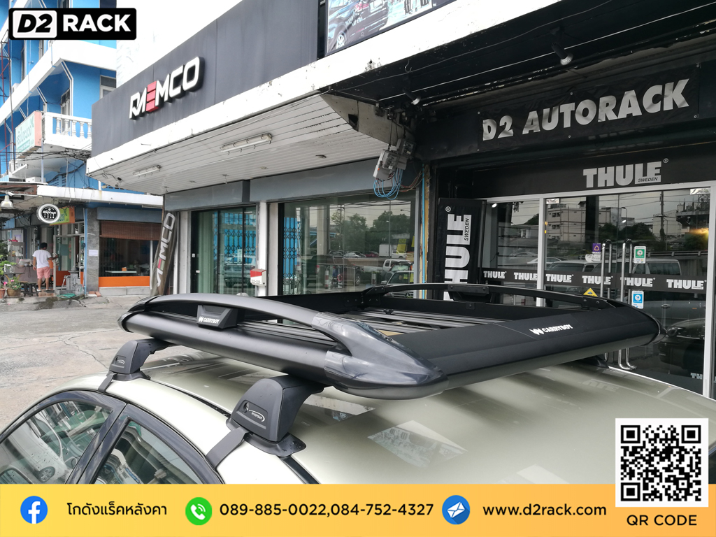 rack หลังคา แครี่บอย Toyota Camry แร็คหลังคาราคา ถูก carryboy รุ่น CB550N ตัว จับ แร็ค หลังคา โตโยต้า คัมรี่ ร้านติดแร็คหลังคา คานขวางมือสอง d2 autorack แร็คติดหลังคารถ