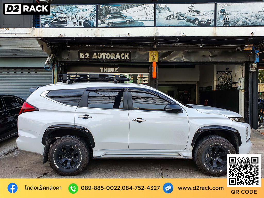 ขาจับแร็คหลังคา VRK รุ่น Tray 002 mitsubishi pajero sport new tatumrack ชุดแร็คหลังคา วีอาร์เค มิตซูบิชิ ปาเจโร่ สปอร์ต นิว rack ติดหลังคารถ แร็คหลังคามือสอง d2 autorack วิธีติดแร็คหลังคารถเก๋ง