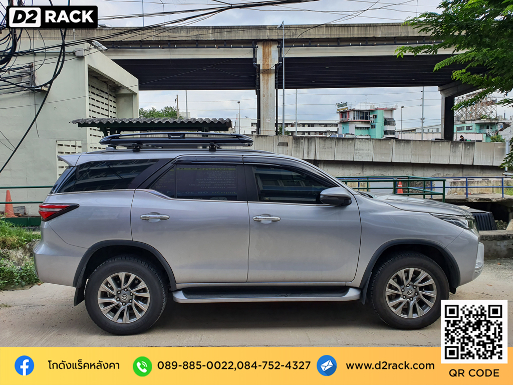 ขาจับแร็ค carryboy cb550n rack หลังคารถที่เก็บสัมภาระบนหลังคารถ Toyota Fortuner แร็คติดหลังคารถเก๋ง แครี่บอย โตโยต้า ฟอร์จูนเนอร์ ติดแร็คหลังคา