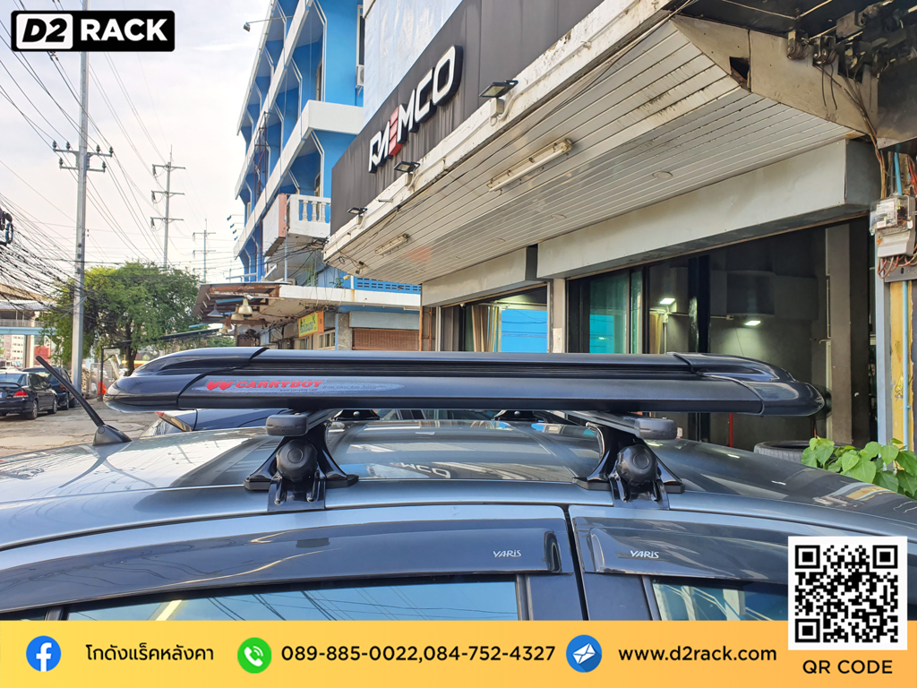 วิธีติดแร็คหลังคารถเก๋ง carryboy cb550n แร็คหลังคาออฟโรด แร็คหลังคา pmp TOYOTA YARIS rack ติดหลังคารถ แครี่บอย โตโยต้า ยาริส ขาจับแร็คหลังคามือสอง