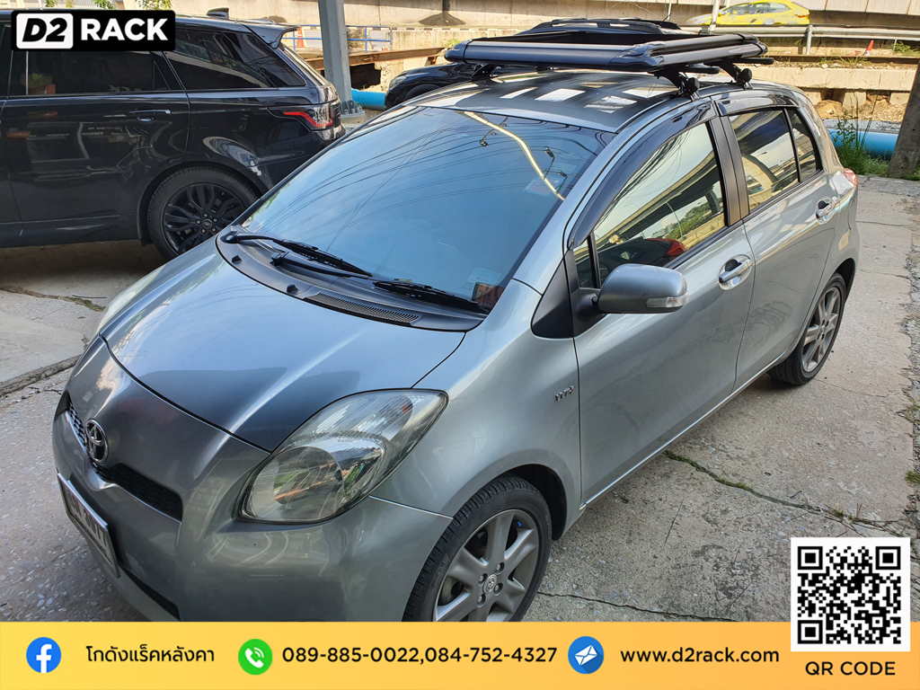 ขาจับแร็ค carryboy cb550n rack หลังคารถที่เก็บสัมภาระบนหลังคารถ TOYOTA YARIS แร็คติดหลังคารถเก๋ง แครี่บอย โตโยต้า ยาริส ติดแร็คหลังคา