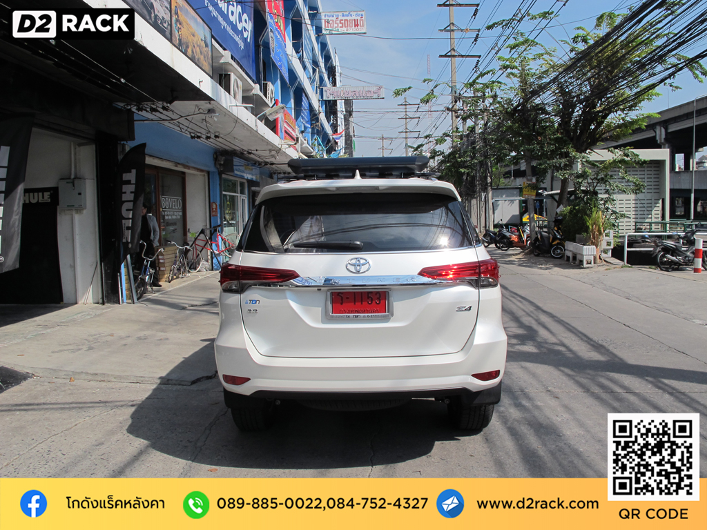 ขายึดแร็คหลังคา VRK รุ่น Sport Toyota Fortuner แร็คหลังคา ราคา วิธี ใส่ แร็ค หลังคา วีอาร์เค โตโยต้า ฟอร์จูนเนอร์ แร็คหลังคา ถอด ได้ แร็คหลังคาสแตนเลส d2 autorack แร็คหลังคายี่ห้อ ไหนดี