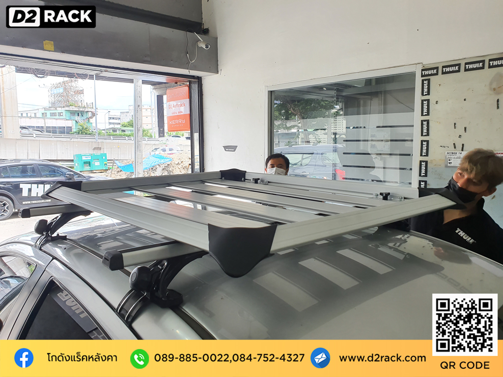 วิธีติดแร็คหลังคารถเก๋ง VRK Modern แร็คหลังคาออฟโรด แร็คหลังคา pmp Toyota Vios rack ติดหลังคารถ วีอาร์เค โตโยต้า วีออส ขาจับแร็คหลังคามือสอง