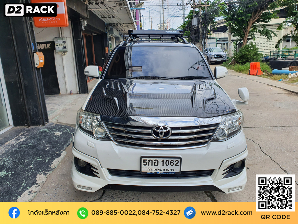 ถาดแร็คหลังคา VRK TRAY 002 แร็คหลังคารถเก๋งมือสอง ร้านติดตั้งแร็คหลังคา Toyota Fortuner 08-14 แร็คหลังคา offroad วีอาร์เค โตโยต้า ฟอร์จูนเนอร์ แหล็กหลังคารถ