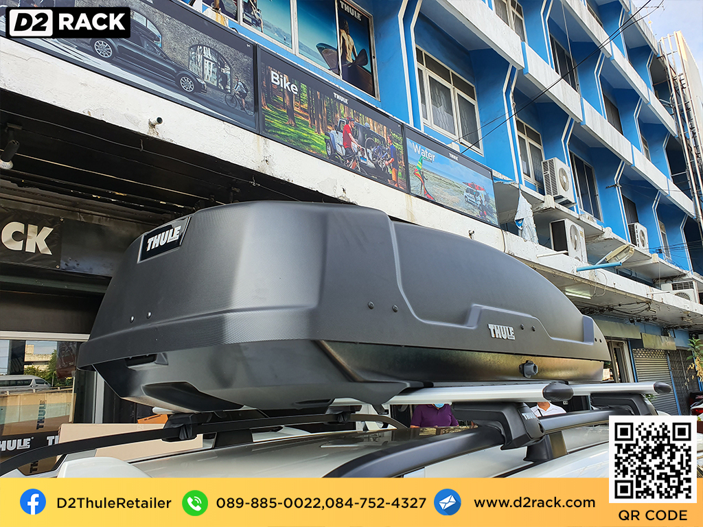 กล่องติดหลังคา มือสอง thule thule Force XT M กล่องสัมภาระบนหลังคา มือสอง roof box ราคา ถูก กล่องใส่สัมภาระ บนหลังคารถ : ผลงานติดตั้ง กล่องหลังคารถยนต์ roof box Subaru forester ฟอเรสเตอร์