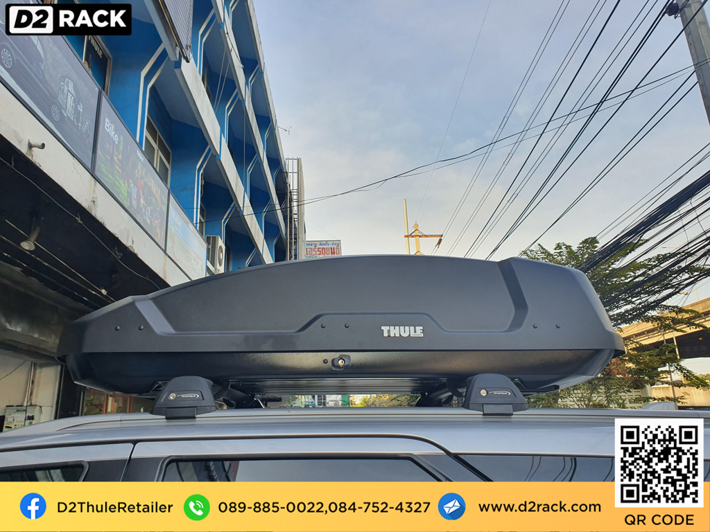 กล่องติดหลังคามือสอง thule thule Force XT M ขาย roofbox กล่องติดหลังคารถ กล่องติดหลังคารถเก๋ง thule มือสอง : ผลงานติดตั้ง กล่องหลังคารถยนต์ roof box Toyota fortuner ฟอร์จูนเนอร์