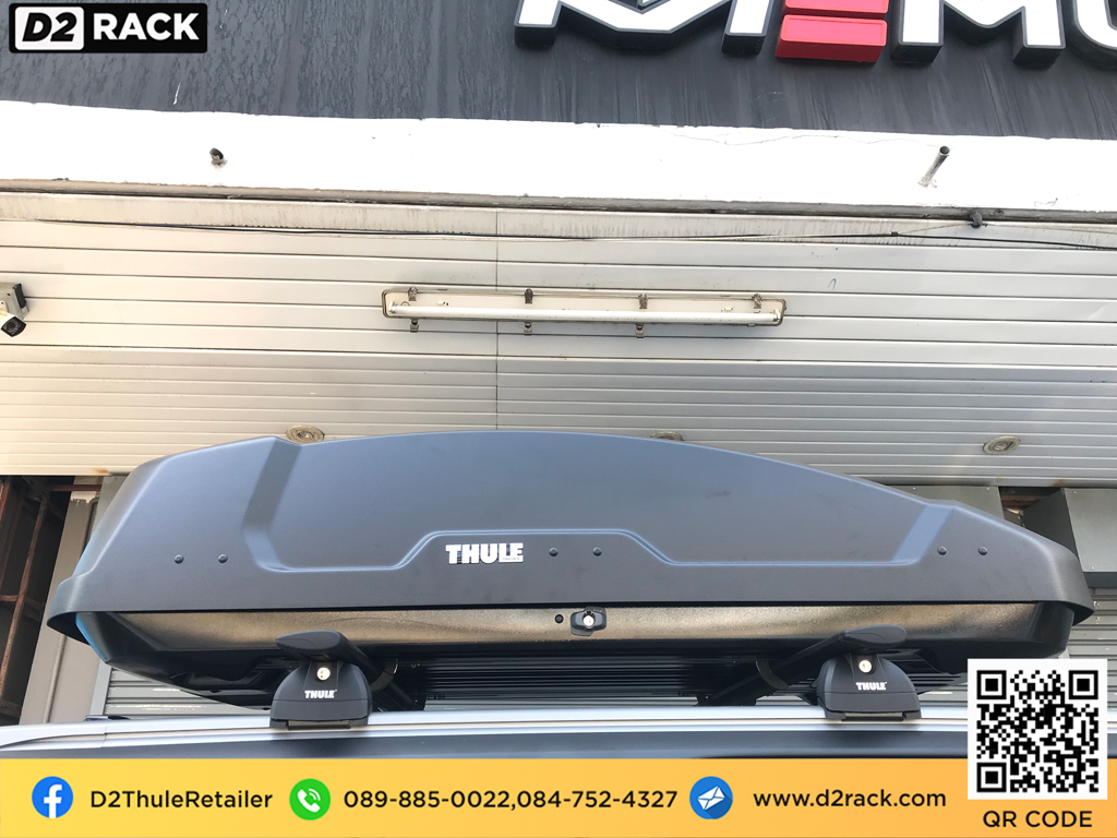 กล่องบนหลังคา thule Force XT M ที่วางของบนหลังคา กล่องสัมภาระบนหลังคา มือสอง กล่องสัมภาระบนหลังคา : ผลงานติดตั้ง กล่องหลังคารถยนต์ roof box Toyota fortuner ฟอร์จูนเนอร์