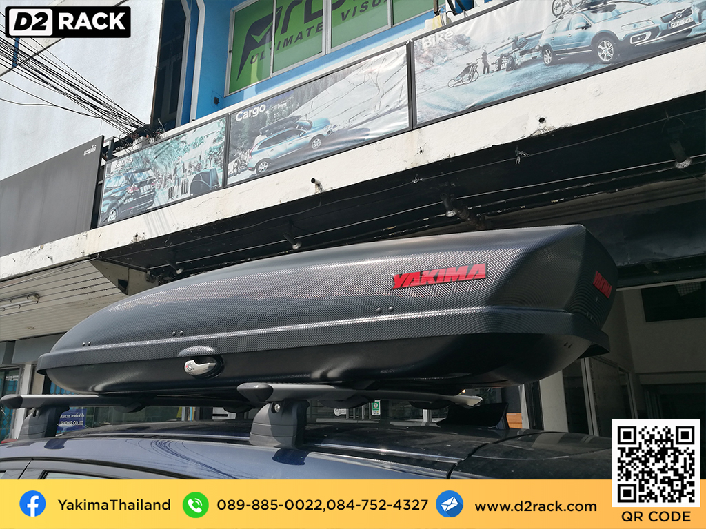 กล่องวางของบนหลังคา YAKIMA Skybox 16 กล่องบนหลังคา กล่อง RoofBox กล่องหลังคารถ : ผลงานติดตั้ง กล่องหลังคารถยนต์ roof box Mazda CX5 ซีเอ็กซ์