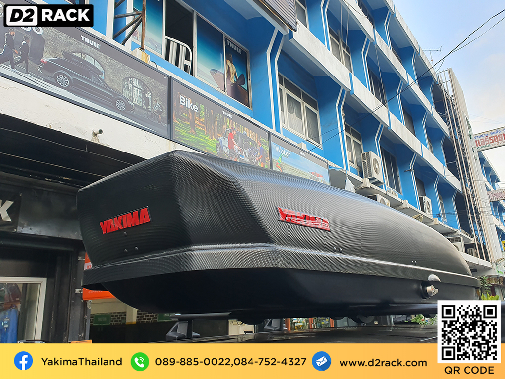 กล่องวางของบนหลังคา YAKIMA Skybox 21 กล่องบนหลังคา กล่อง RoofBox กล่องหลังคารถ : ผลงานติดตั้ง กล่องหลังคารถยนต์ roof box Toyota Vellfire เวลไฟร์