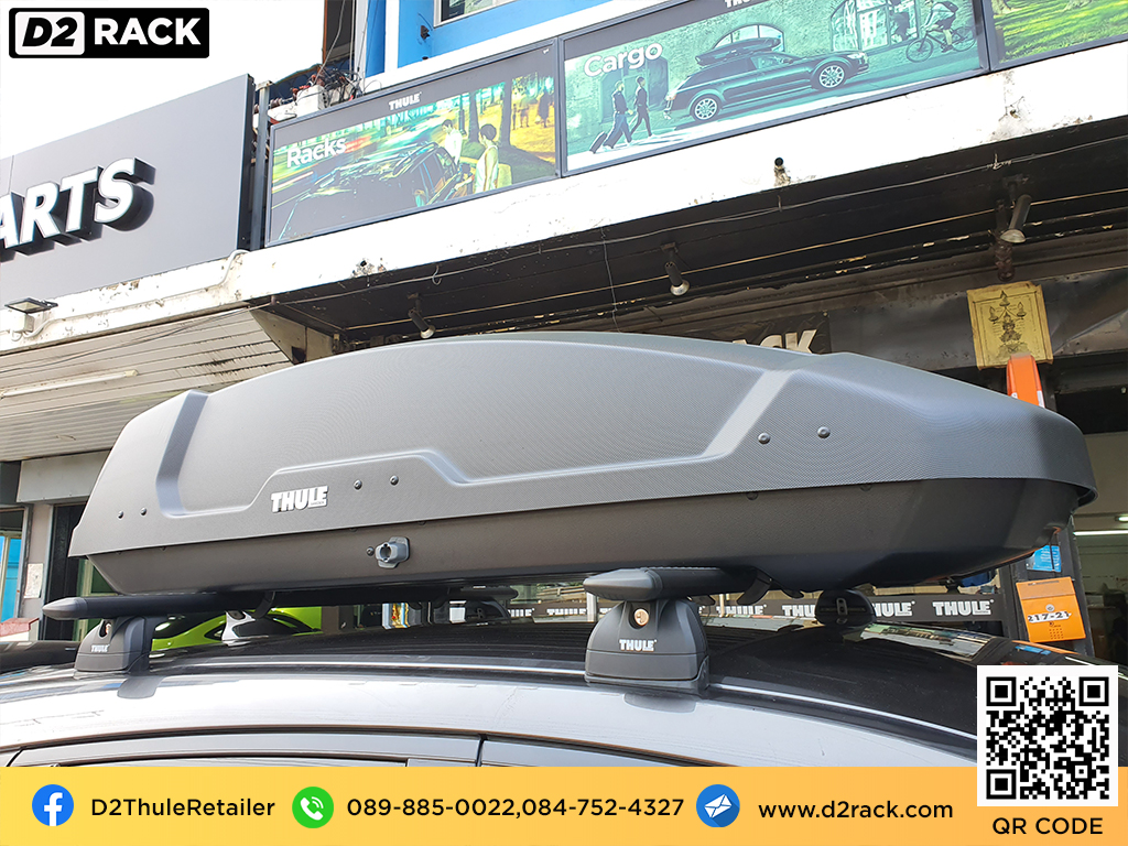 กล่องสัมภาระบนหลังคา pantip thule Force XT M กล่อง RoofBox ขาย กล่องใส่สัมภาระ บนหลังคารถมือสอง : ผลงานติดตั้ง กล่องหลังคารถยนต์ roof box Mazda CX5