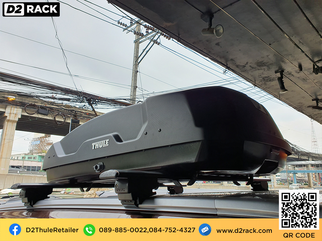  กล่องวางของบนหลังคา thule Force XT S กล่องบนหลังคา กล่อง RoofBox กล่องหลังคารถ : ผลงานติดตั้ง กล่องหลังคารถยนต์ roof box Isuzu Mu-X อีซูซุ มิวเอ็กซ์