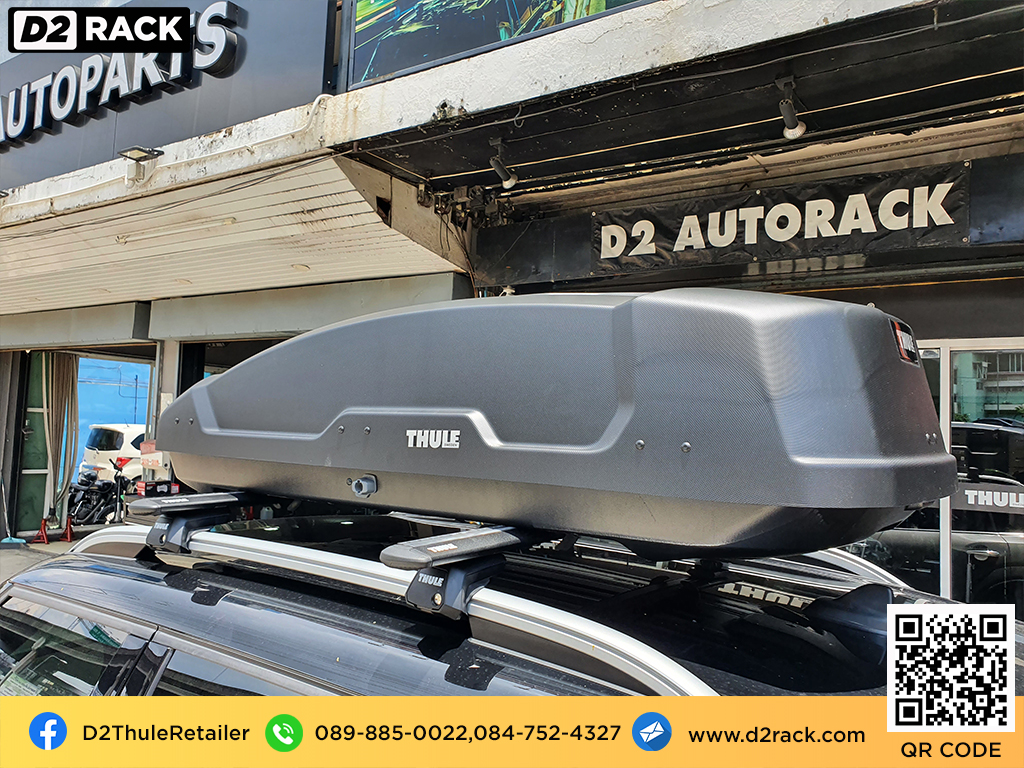 กล่องติดหลังคา มือสอง thule thule Force XT M กล่องสัมภาระบนหลังคา มือสอง roof box ราคา ถูก กล่องใส่สัมภาระ บนหลังคารถ : ผลงานติดตั้ง กล่องหลังคารถยนต์ roof box Mini Countryman มินิ