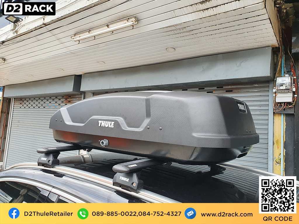 roof box ราคาถูก thule Force XT S กล่องใส่ของบนหลังคารถ แร็คหลังคา หลังคา รถ : กล่องหลังคารถยนต์ roof box Benz GLA200 เบนซ์