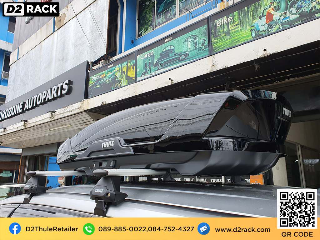 กล่องวางของบนหลังคา THULE Motion XT M กล่องบนหลังคา กล่อง RoofBox กล่องหลังคารถ : ผลงานติดตั้ง กล่องหลังคารถยนต์ roof box Mitsubishi Xpander มิตซูบิซิ เอ็กซ์เพนเดอร์