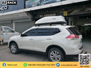 กล่องหลังคามือสอง รังสิต ร้านขายแร็คหลังคา Roofbox KETSU M3 GLOSSY มือสอง ขาย roof rack