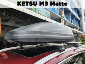 กล่องเก็บของบนหลังคารถ Roofbox KETSU M3 MATTE กล่องสัมภาระบนหลังคา