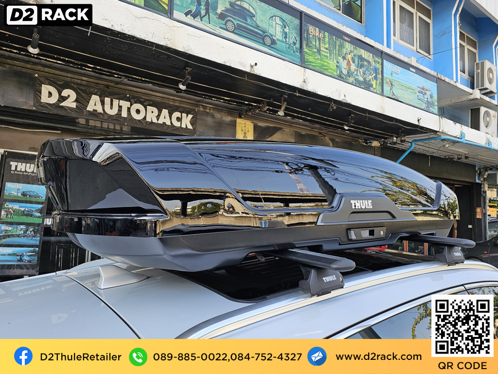 BYD ATTO 3 ติดตั้ง กล่องใส่สัมภาระบนหลังคา THULE Roofbox รุ่น Motion XT Size L