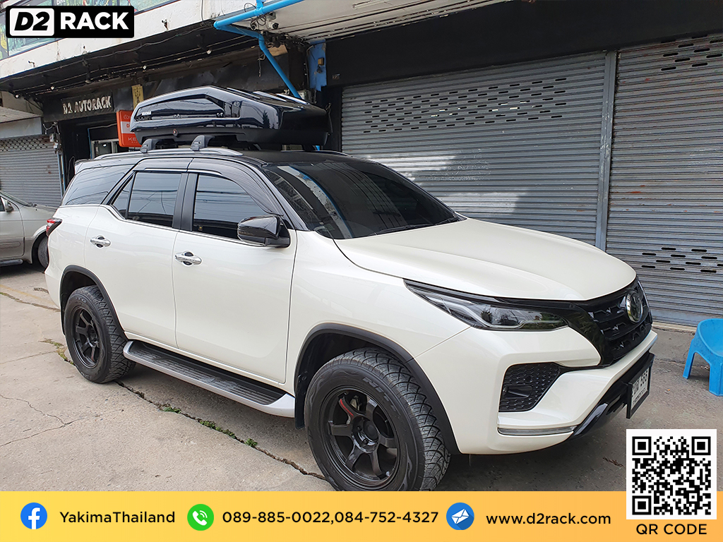 กล่องวางของบนหลังคา กล่องหลังคามือสอง Roofbox YAKIMA Easytrip 400 L กล่องบนหลังคา