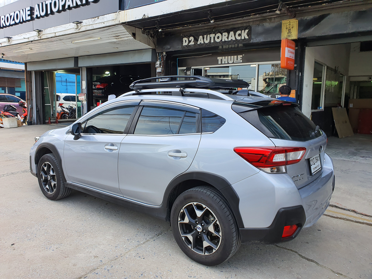 Subaru XV ติดตั้ง ตะแกรงใส่ของบนหลังคา CARRYBOY Roofrack รุ่น CB550N 100x120 cm