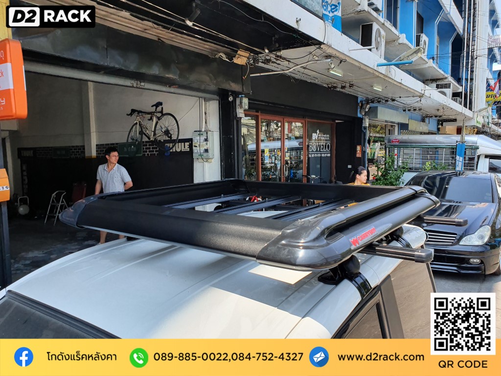 Fomm One ติดตั้ง แร็คหลังคาใส่ของ CARRYBOY Roofrack รุ่นCB535N 100x120 cm