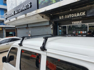 แร็คหลังคาnameka Thule Rain Gutters ประกอบด้วย ชุดขาจับแร็ค thule 952 + ชุดคานขวาง thule squarebar roofrackมือสอง แร็คหลังคาปาเจโร่มือสอง ทูเล่ ทําแร็คหลังคาเอง