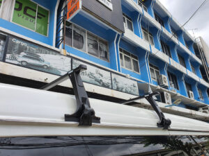 แร็คหลังคาnameka Thule Rain Gutters ประกอบด้วย ชุดขาจับแร็ค thule 953 + ชุดคานขวาง thule squarebar roofrackมือสอง แร็คหลังคาปาเจโร่มือสอง ทูเล่ ทําแร็คหลังคาเอง