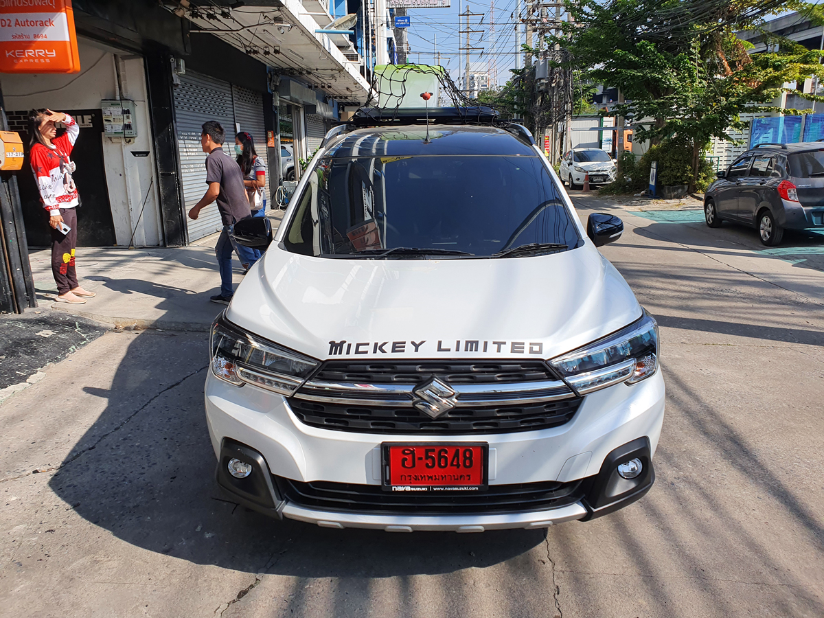 Suzuki XL7 ติดตั้ง ติดแร็คหลังคา CARRYBOY Roofrack รุ่น CB535B 100x100 cm