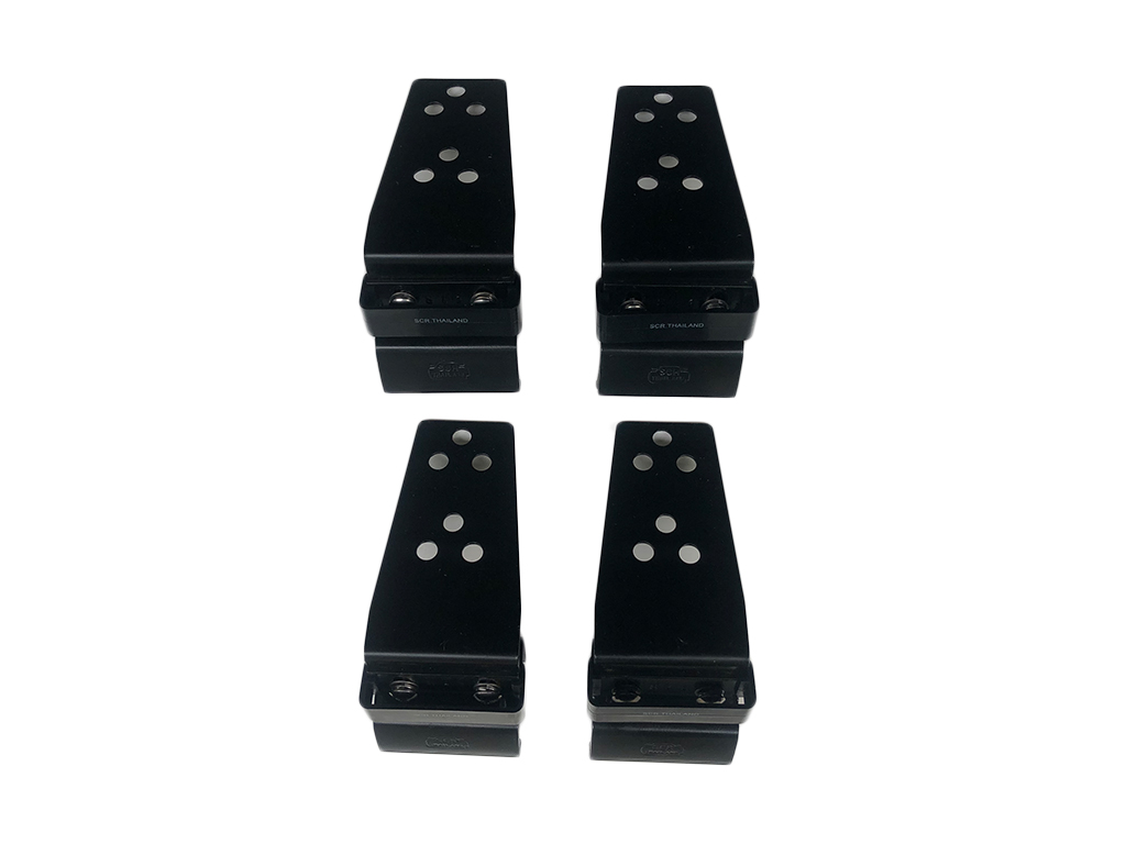 แร็คหลังคา SCR รุ่น SF01 Flush Rail ชุดขาจับ + คานขวางครบชุด-A24