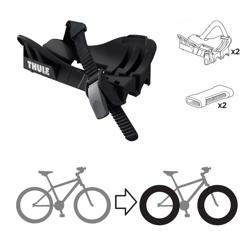 Thule proride hot sale fatbike adapter