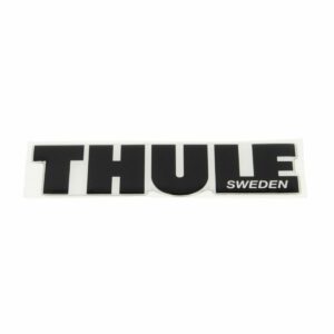 Sticker Logo THULE 14713 สำหรับติด กล่องเก็บของบนหลังคารถ สีดำ ของแท้ 100% ผลิตจากวัสดุคุณภาพดี ติดแน่นหนา ทนทาน